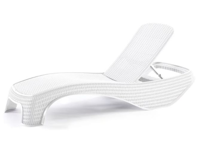 מיטת שיזוף כתר | דגם אטלנטיק | לבן