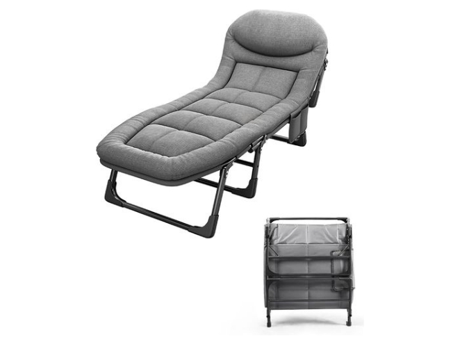 מיטה מתקפלת FOLDING BED DELUXE NAVY