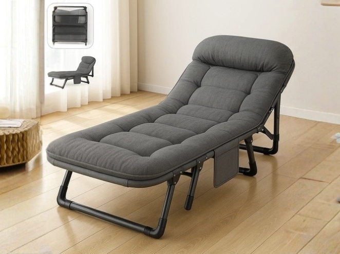 מיטה מתקפלת FOLDING BED DELUXE NAVY