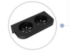 מעמד זוגי לדיספנסר מגנטי