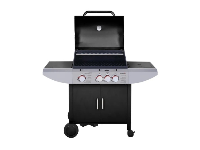 גריל גז 3 מבערים Char Grill + כירת צד KYQ-K23ST