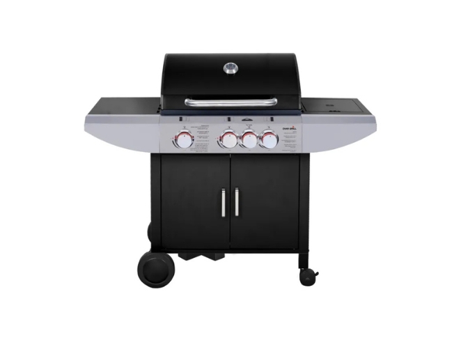 גריל גז 3 מבערים Char Grill + כירת צד KYQ-K23ST