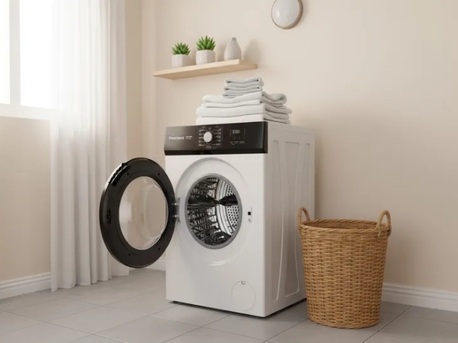 מייבש כביסה 8 קג לבן פירלס PR-80WL1V | Peerless