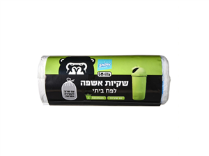 שקיות אשפה 65*52 עם שרוך בגליל (60 יח' בגליל) - דגם גורילה - שייני